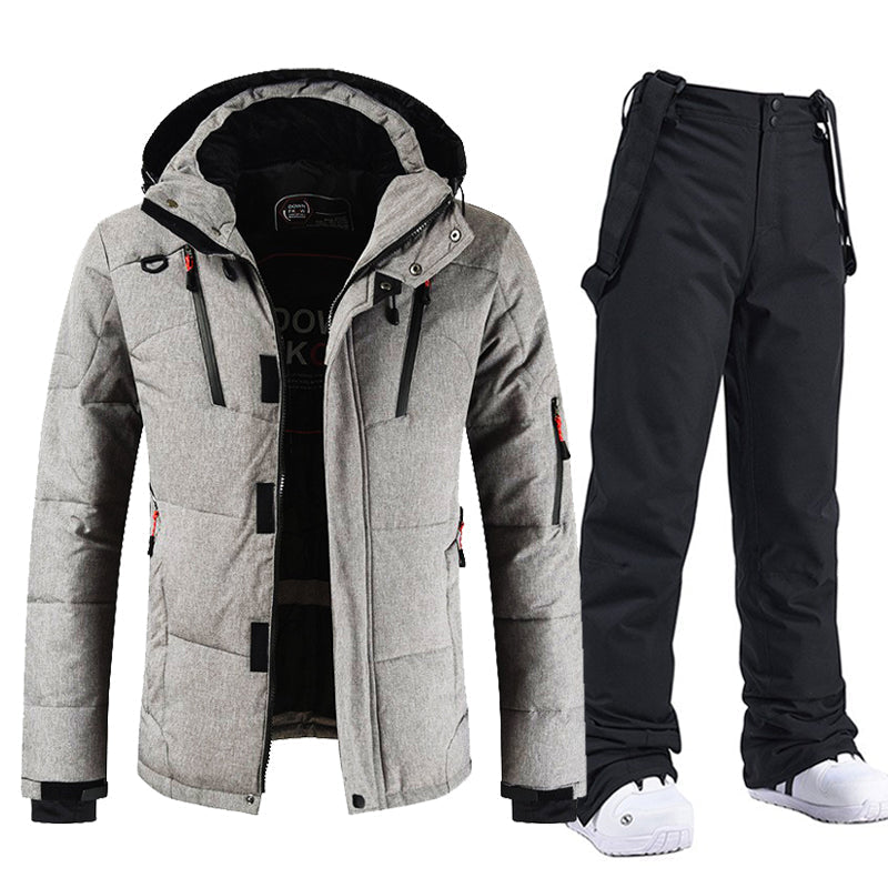 Men's Ski Pack - Weather-Ready Padded Winter Jacket and Trouser Set