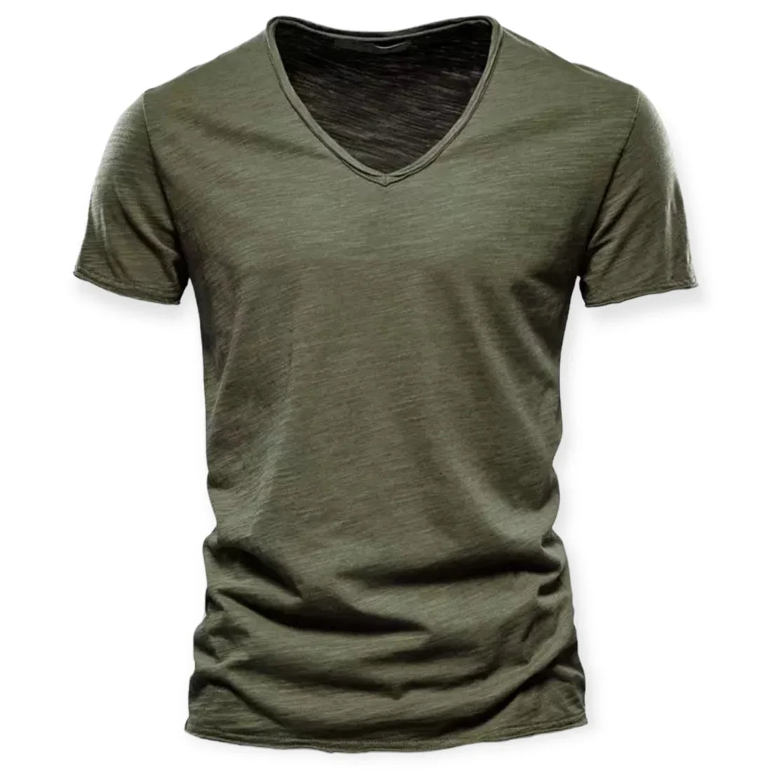 Camiseta de cuello en V para hombre