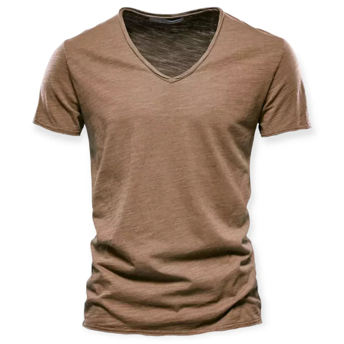 Camiseta de cuello en V para hombre