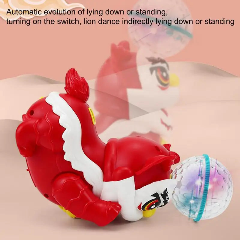 Leão dançante - brinquedo criativo - estimula a imaginação - desenvolve a motricidade