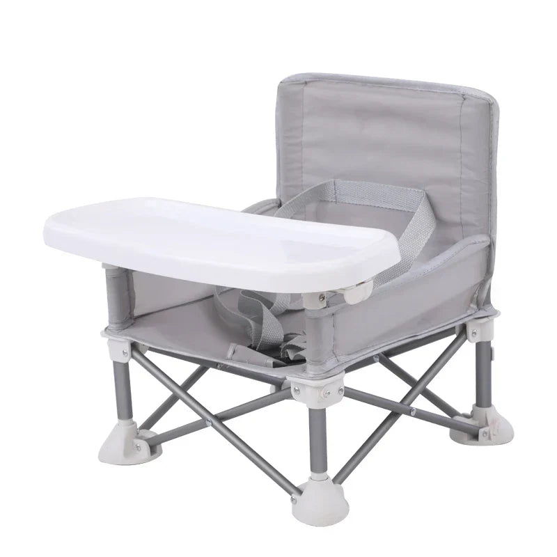 Silla alta plegable portátil - Cómoda - Ahorra espacio - Ideal para viajar