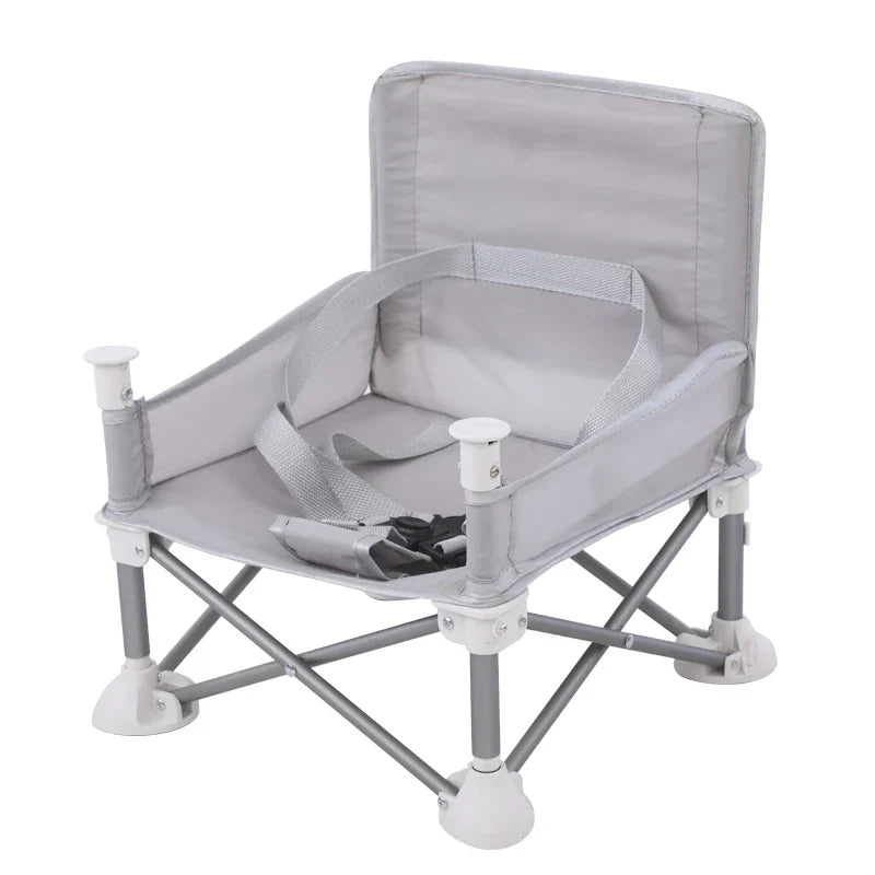 Silla alta plegable portátil - Cómoda - Ahorra espacio - Ideal para viajar