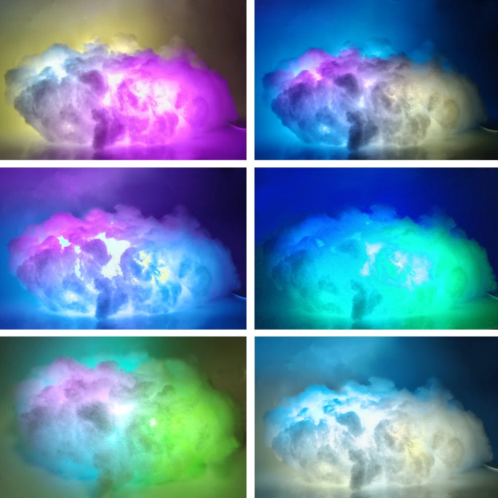 LED Cloud Pendant Light with Colourful Lighting