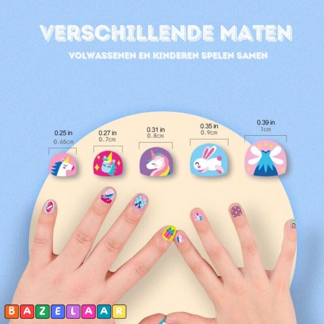 Kids Nail Stickers | (520 Pieces)