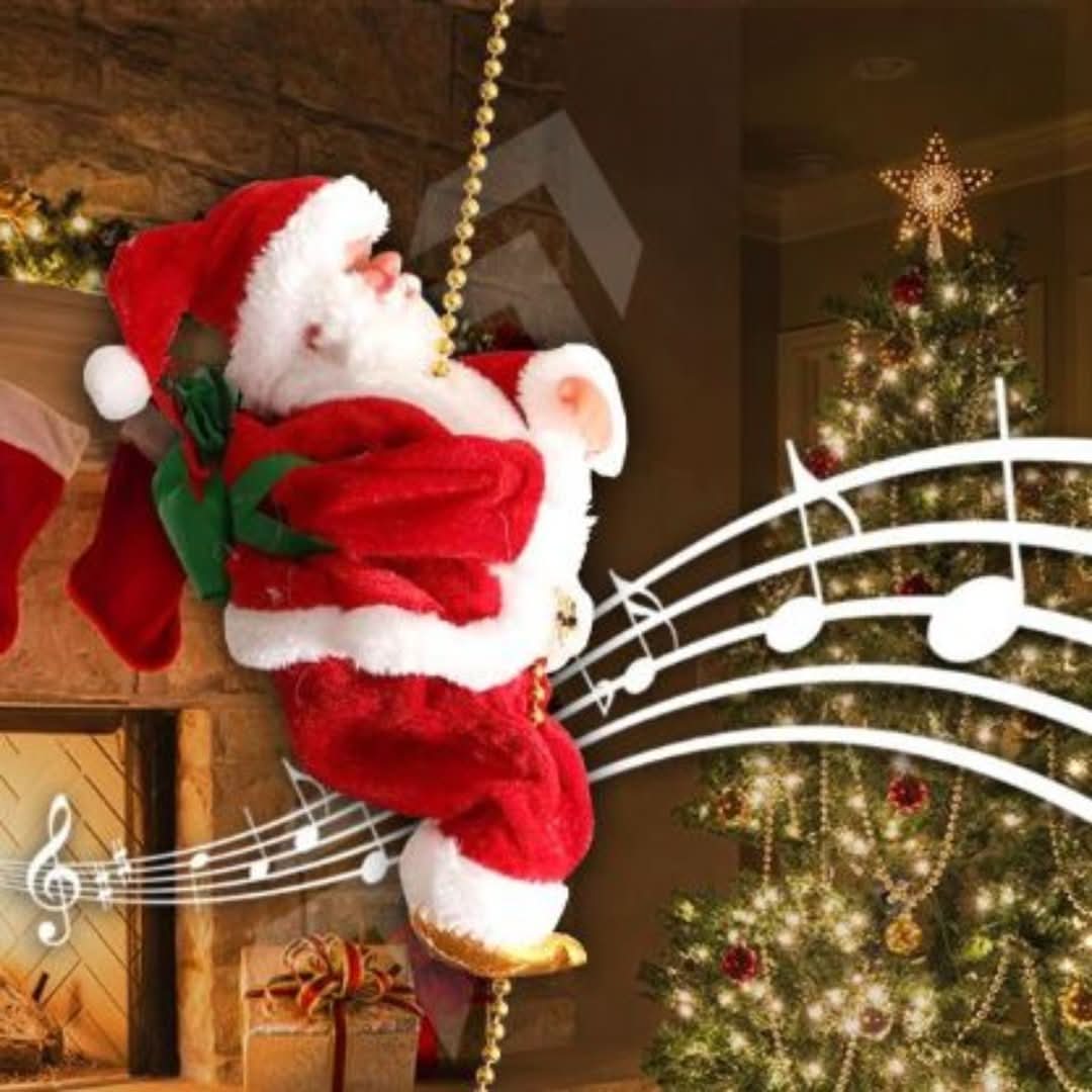 Šplhající Santa Claus