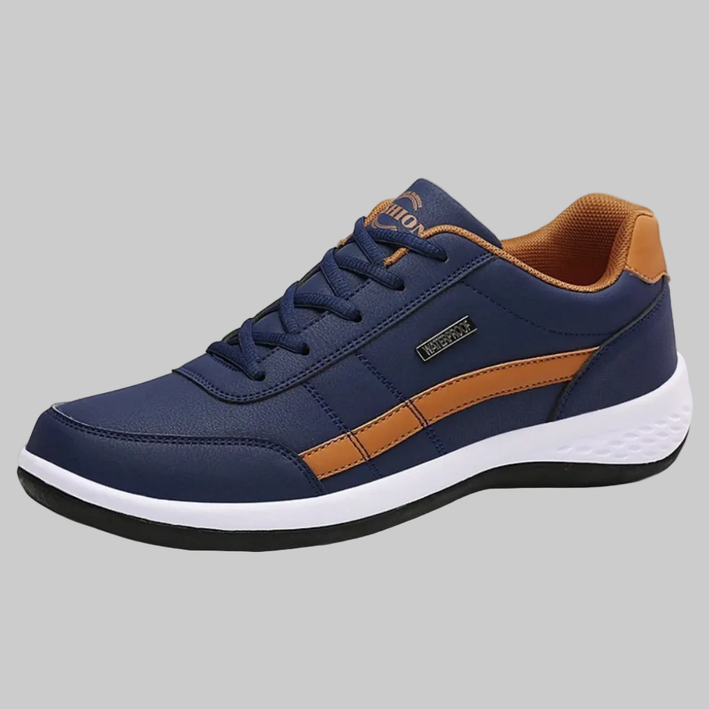 Men's Sneakers - Leather and Orthopedic - Renzo