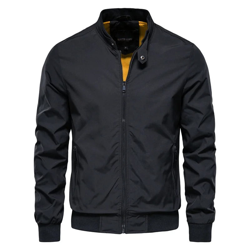 Luca | Slim fit black men's summer jacket