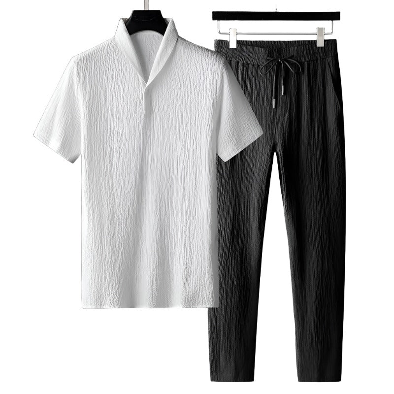 Matthijs | Cotton Polo & Trouser Set