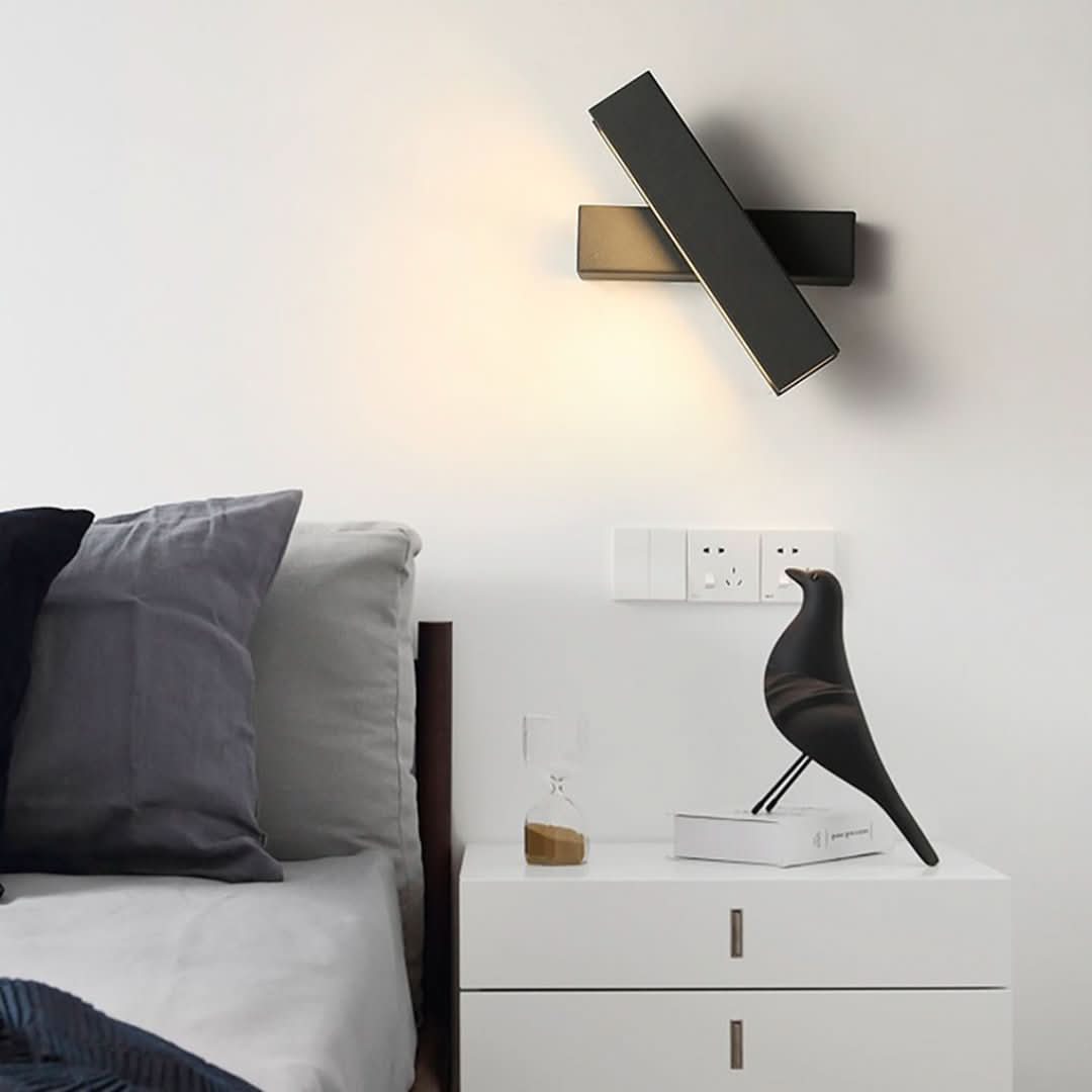 LuxeGlow - LED-vegglamper med minimalistisk og roterbar design