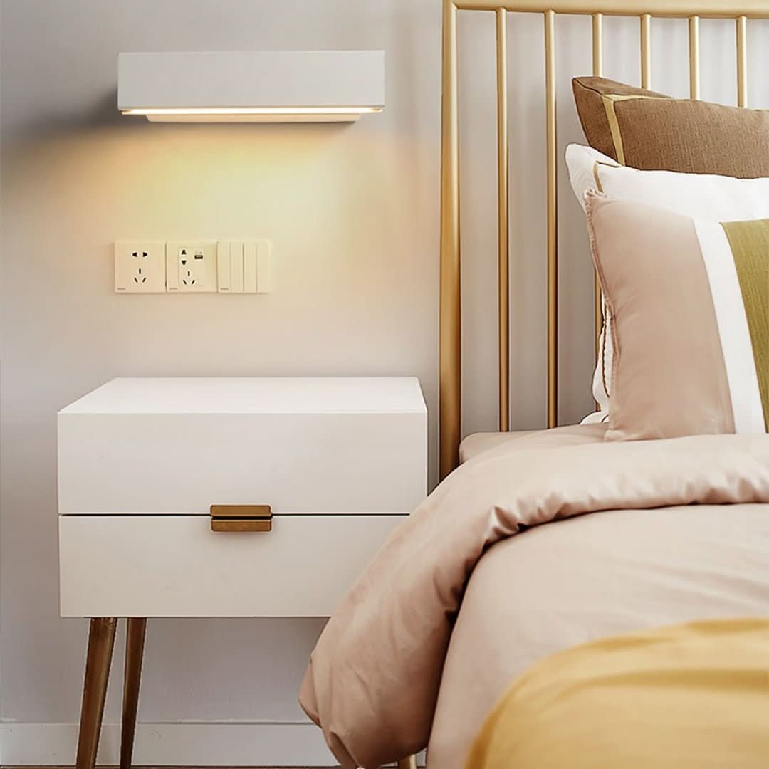 LuxeGlow - LED-vegglamper med minimalistisk og roterbar design