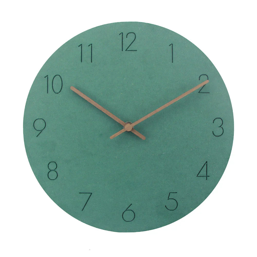 NordClock - Silent Scandinavian Wall Clock - Minimalist Design