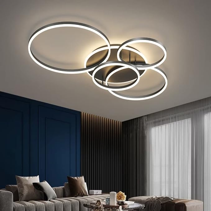 Modern Black Ceiling Lamp – Minimalist and Stylish