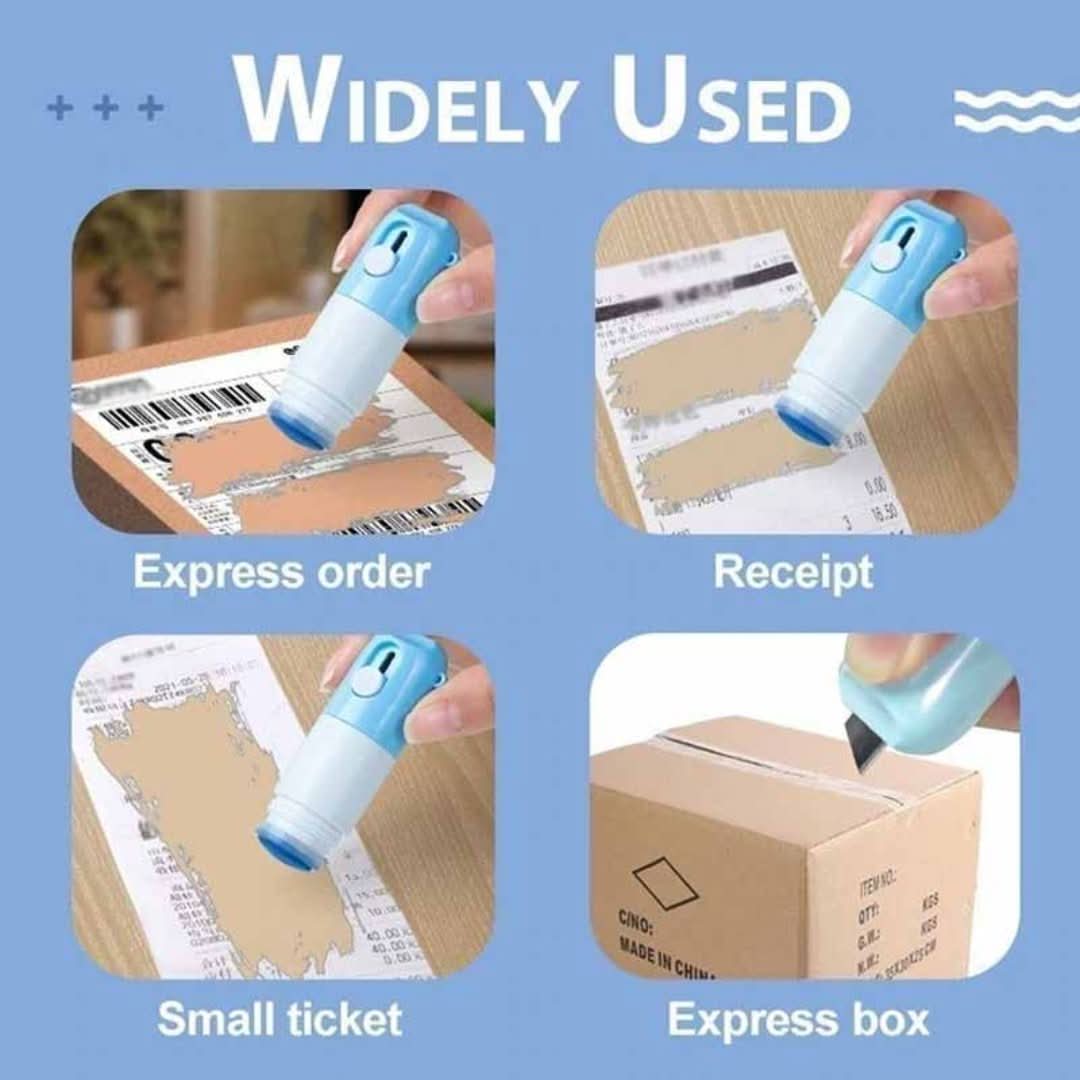Paper Correction Pen | Thermal | Unboxing Knife
