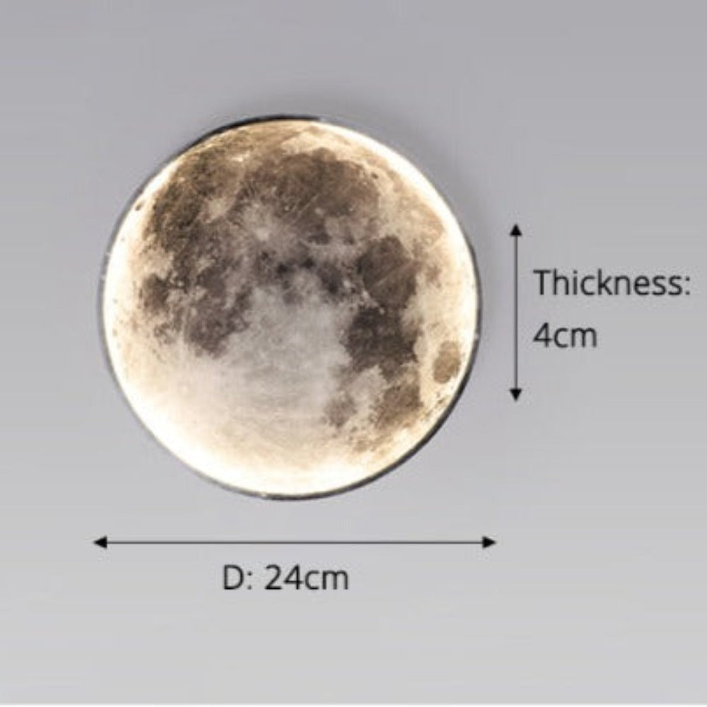 3D LED Ceiling Lamp Moon & Earth