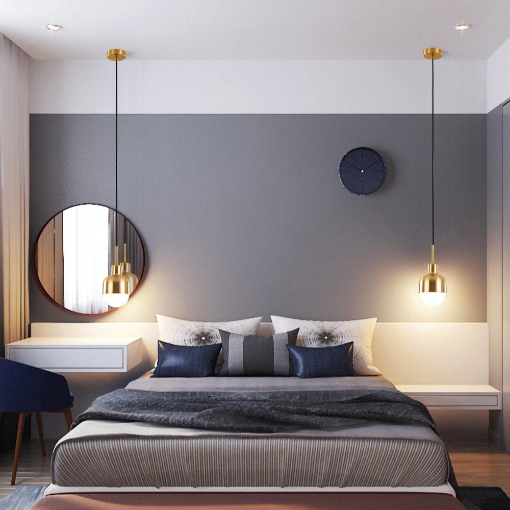 Suspension Niku – Design luxueux en laiton et en verre