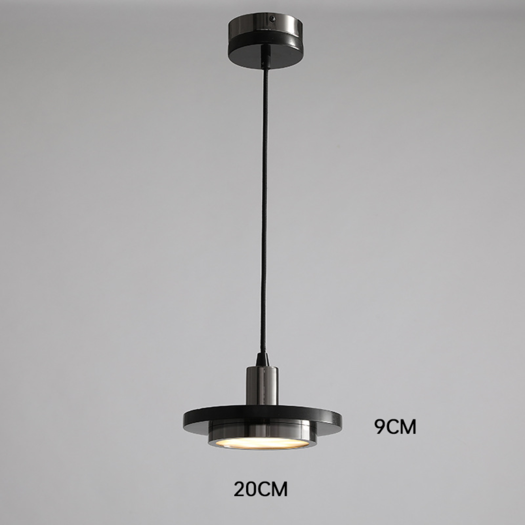 Elegant Modern Pendant Light with Marble Finish