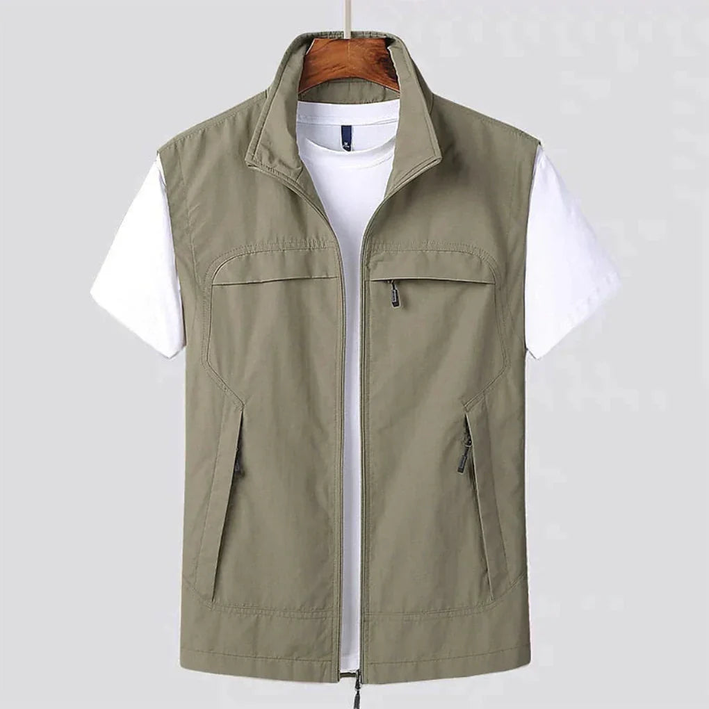 Quick-drying men's vest – functional design with an active style