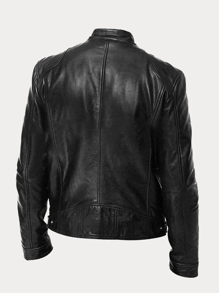 Sven | Veste de motard en cuir élégante disponible en plusieurs couleurs