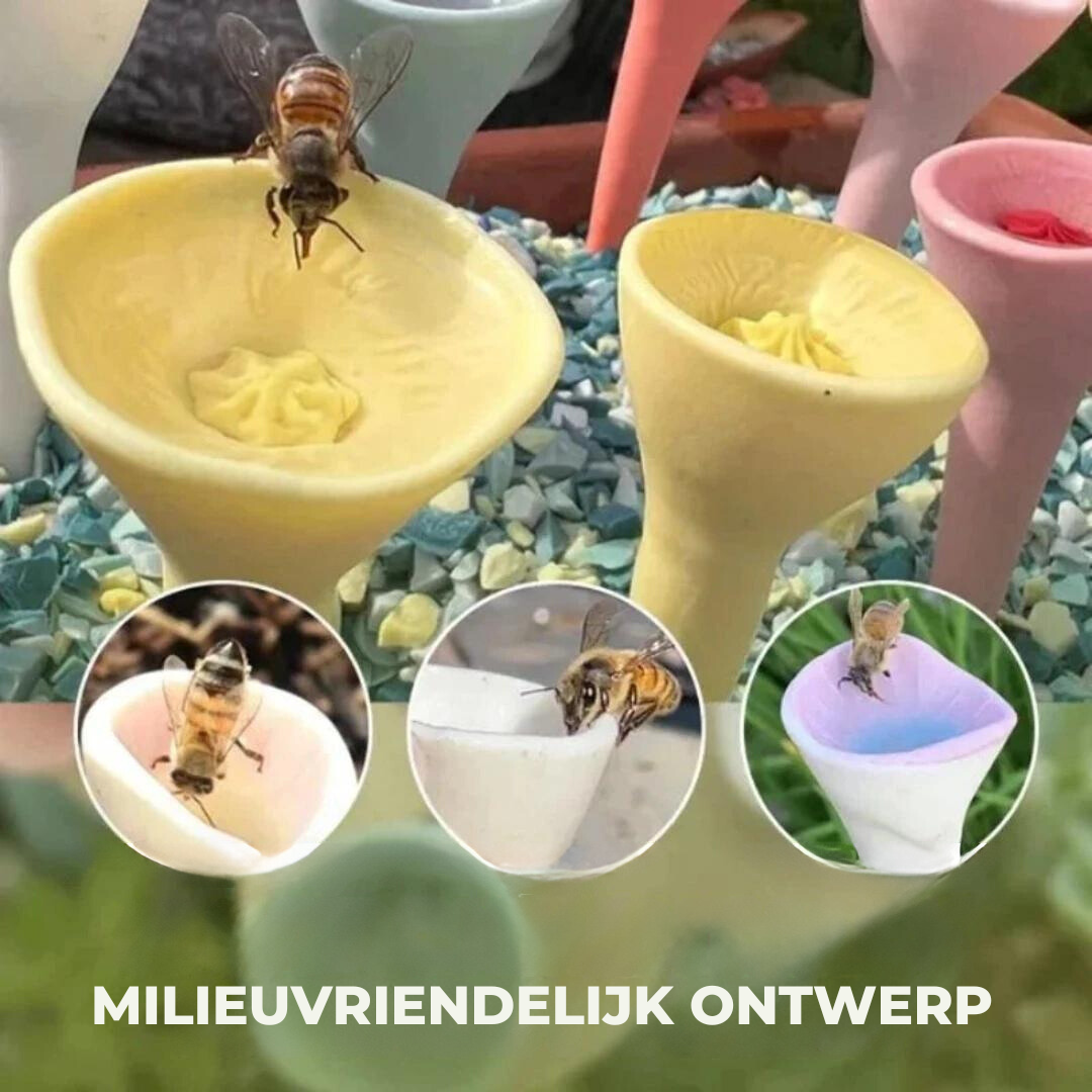 Drinkset voor insecten in de vorm van een bij