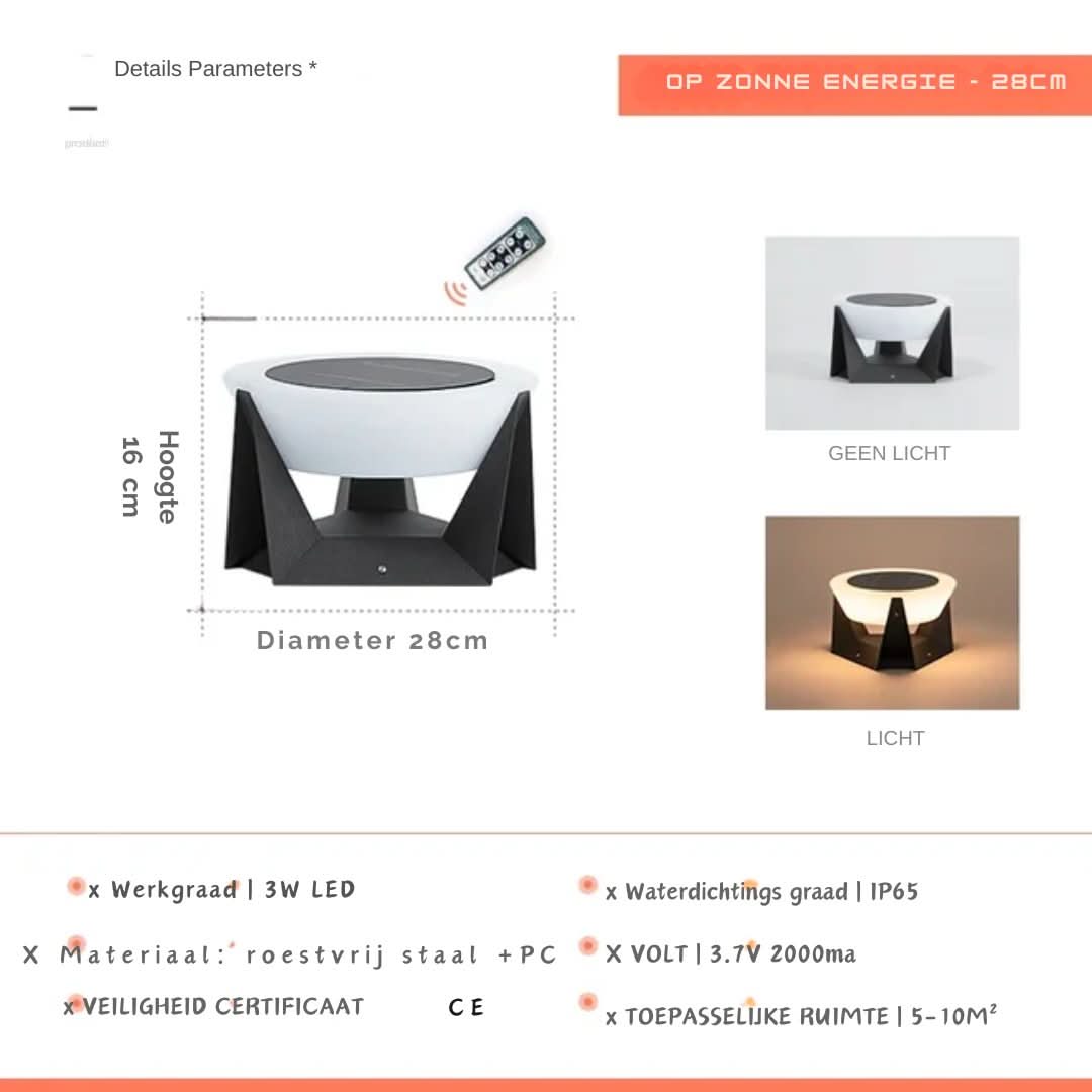 VZVI Landing Light | Runs On Solar Energy
