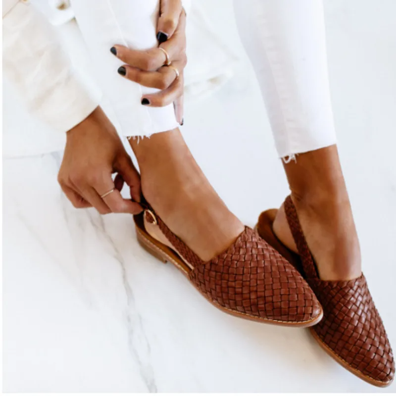 Leather Women’s Heeled Sandals - Hilga