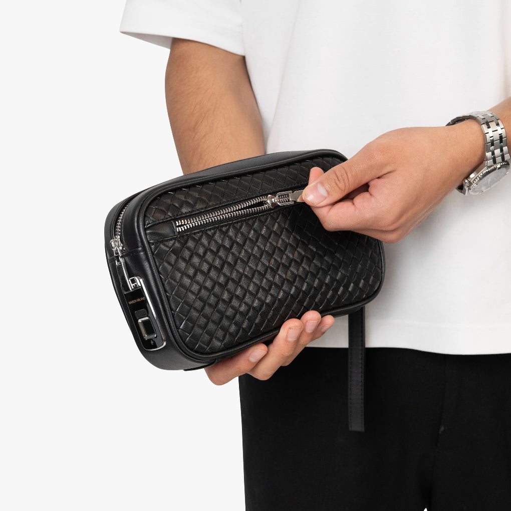 Modern Handbag with Fingerprint Lock