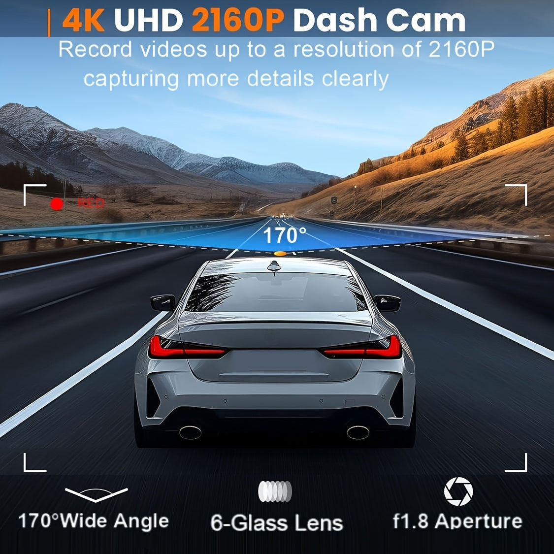 Dashcam 4K Ultra – Seguridad inteligente e imagen nítida en cada viaje