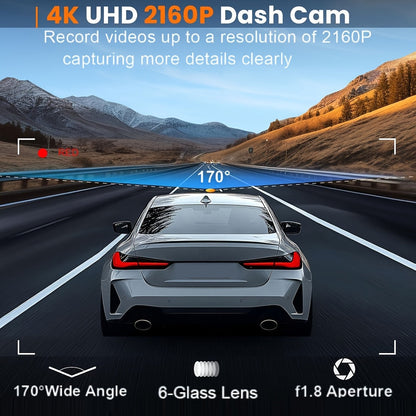 Dashcam 4K Ultra – Seguridad inteligente e imagen nítida en cada viaje