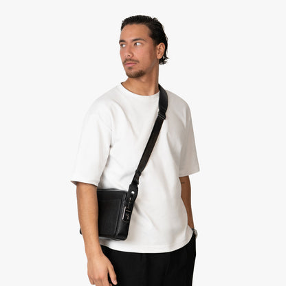Modern Shoulder Bag with Secure Fingerprint Lock