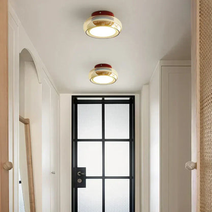 Plafonieră acrilică vintage - Design retro elegant