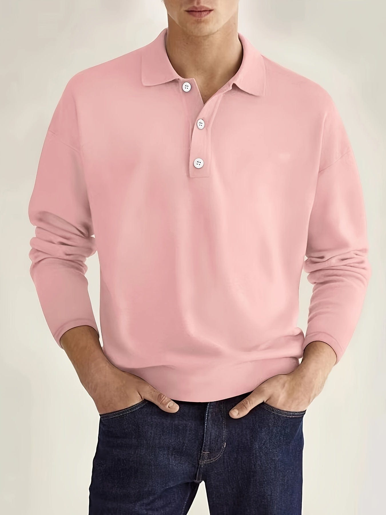 Men's Long Sleeve Polo - Théo