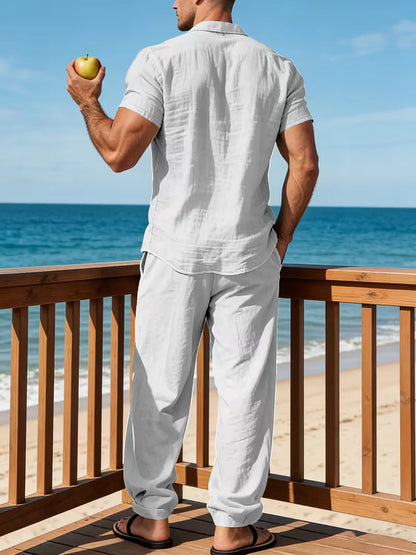 Ensemble de vêtements d'été avec col en V