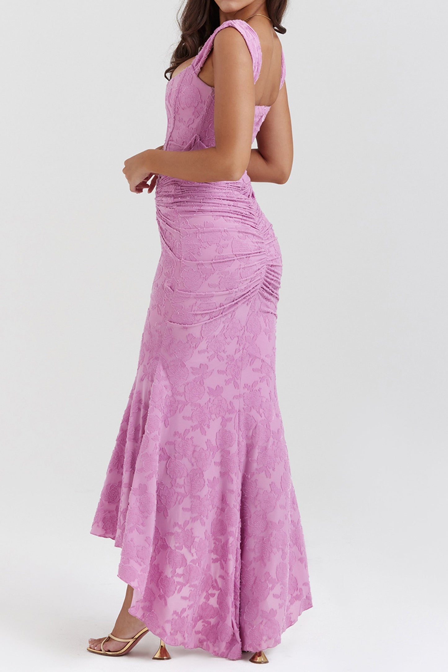 Maxi Dress with Floral Pattern - Mariekje