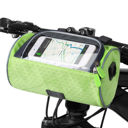 Praktická taška na bicykel na riadidlá s držiakom na smartfón a vodoodolným materiálom