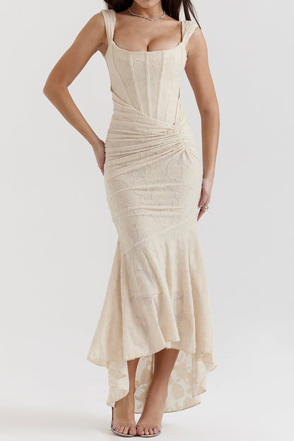 Maxi Dress with Floral Pattern - Mariekje