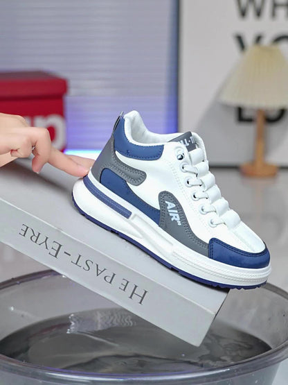 Boys' shoes, comfortable non-slip lace-up shoes with a soft sole - Leon