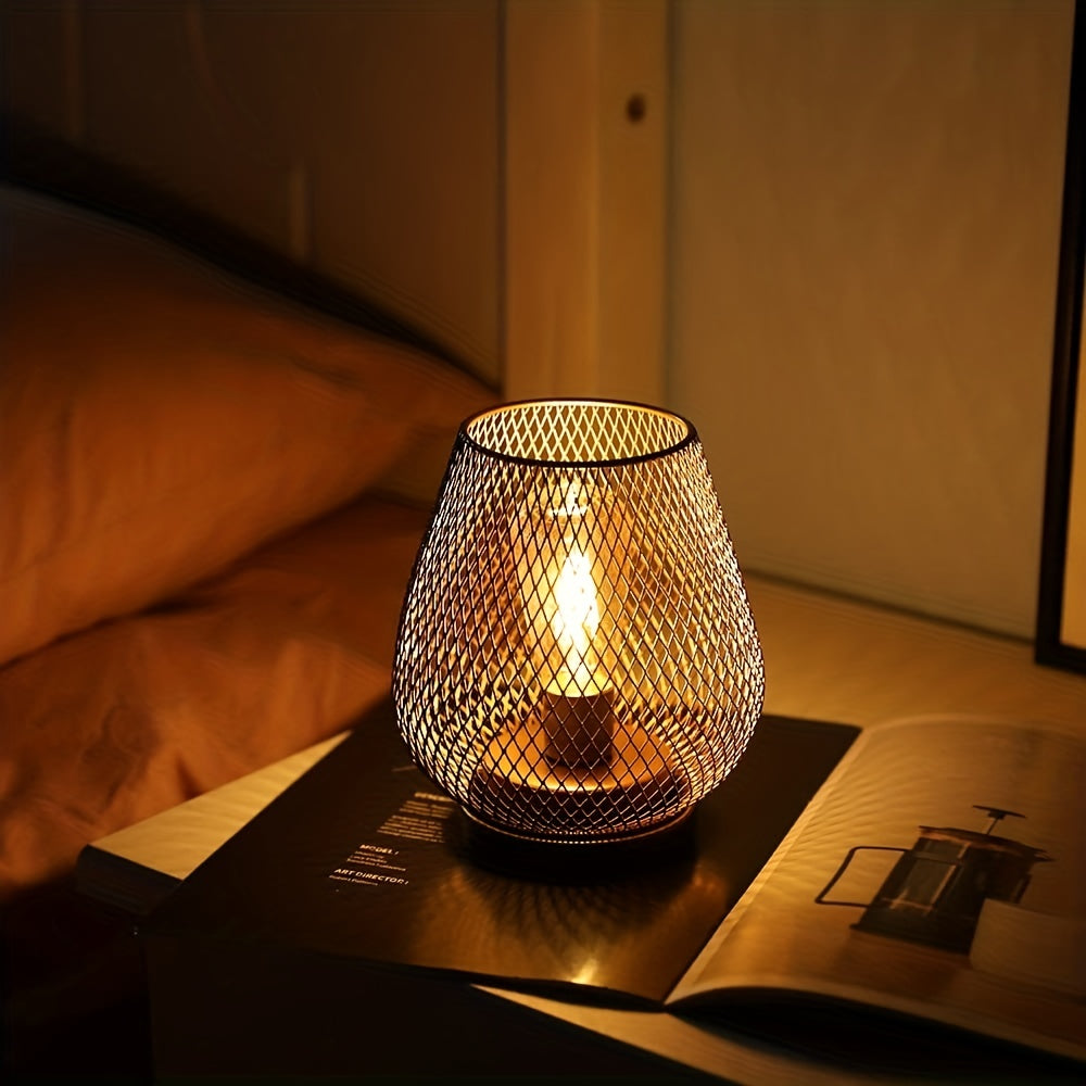 Sada stolních lamp RusticMesh – Industriální styl a atmosférické osvětlení