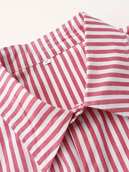 Chemise décontractée rayée