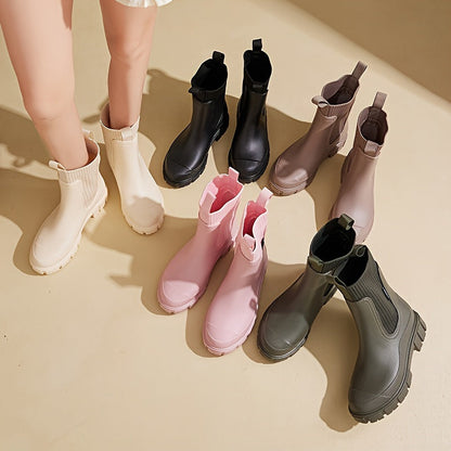 Urban Storm Ladies' Rain Boots - Stylish and Waterproof for Any Weather