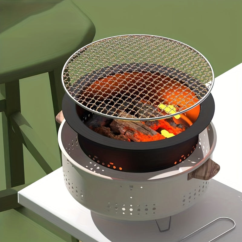 Foldable Stainless Steel Charcoal Barbecue for Outdoors