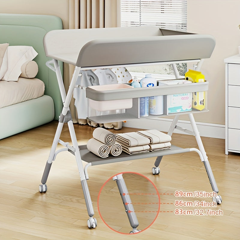 Adjustable and Portable Changing Table for Babies – Perfect for Organisation and Comfort