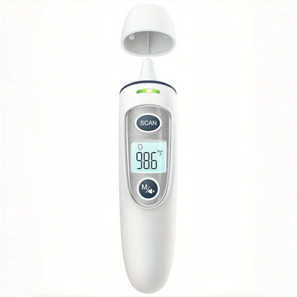 2-in-1 Digital Thermometer with Fast 1-Second Measurement – Suitable for Forehead and Ear