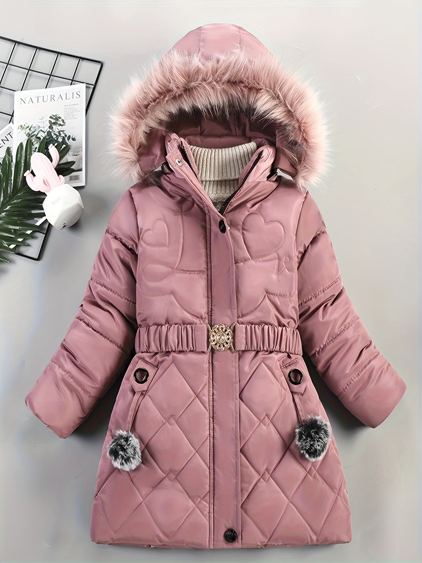 Winter Jacket with Hood for Girls - Nicole