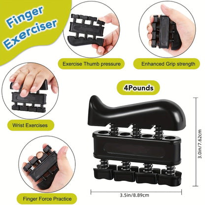 Set d’entraîneurs de main PowerGrip - 5-en-1 pour renforcer les mains et les avant-bras