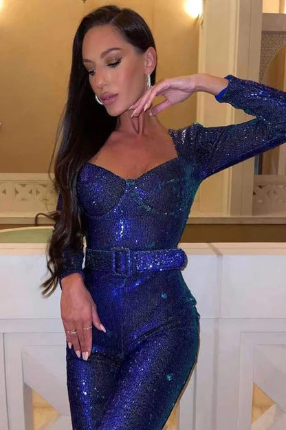 Sequin Jumpsuit with Glamorous Appeal