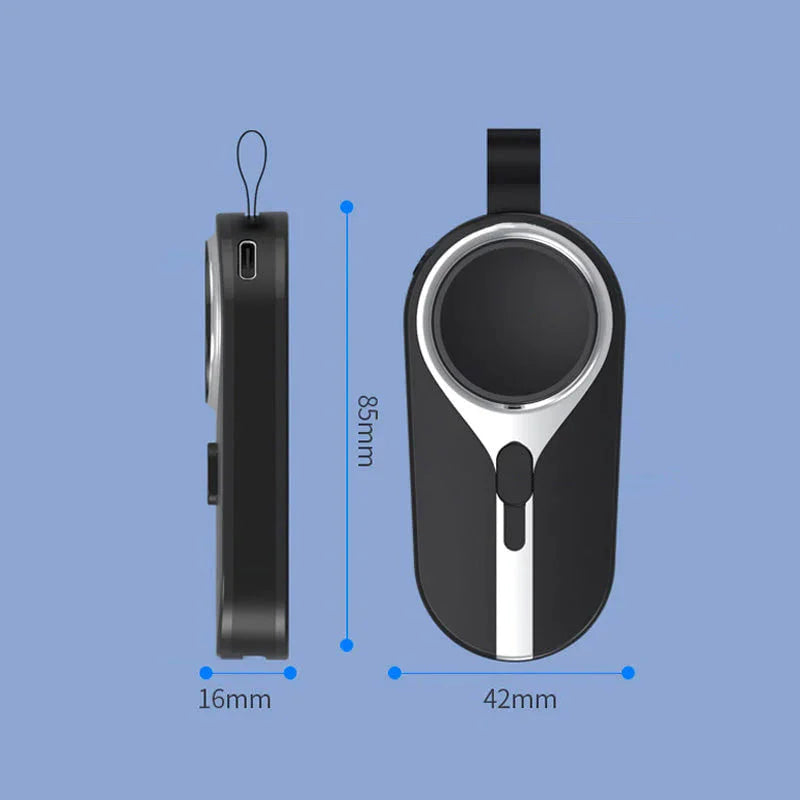 Clip di ricarica wireless compatta - Alimentatore pratico e portatile