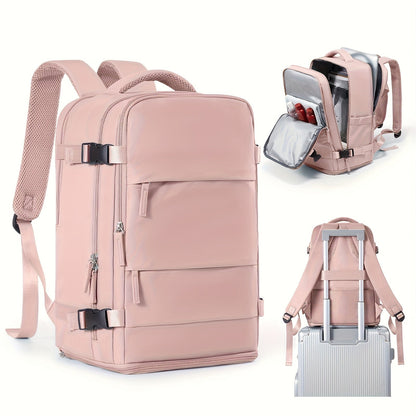 Mochila multifuncional para viajes y uso diario, con compartimento para zapatos y compartimentos impermeables