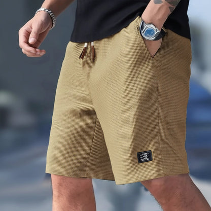 Casual sports shorts for men – summer, loose-fitting pants with drawstring and pockets