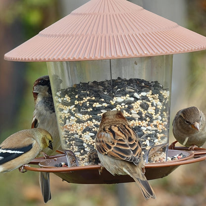 Mushroom-Shaped Bird Feeder Station – Handy and Decorative for Gardens and Outdoor Spaces