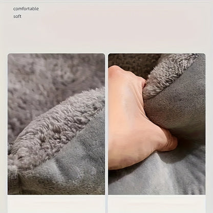 Soft Cat and Dog Bed for Small Pets with Comfortable Plush Edge
